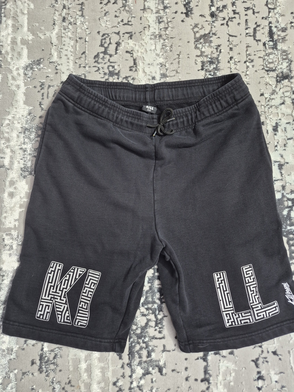 Kill Brand Sweat Shorts RELAXED LUX STREETWEAR LOUNGEWEAR ATHLETIC 3 pocket